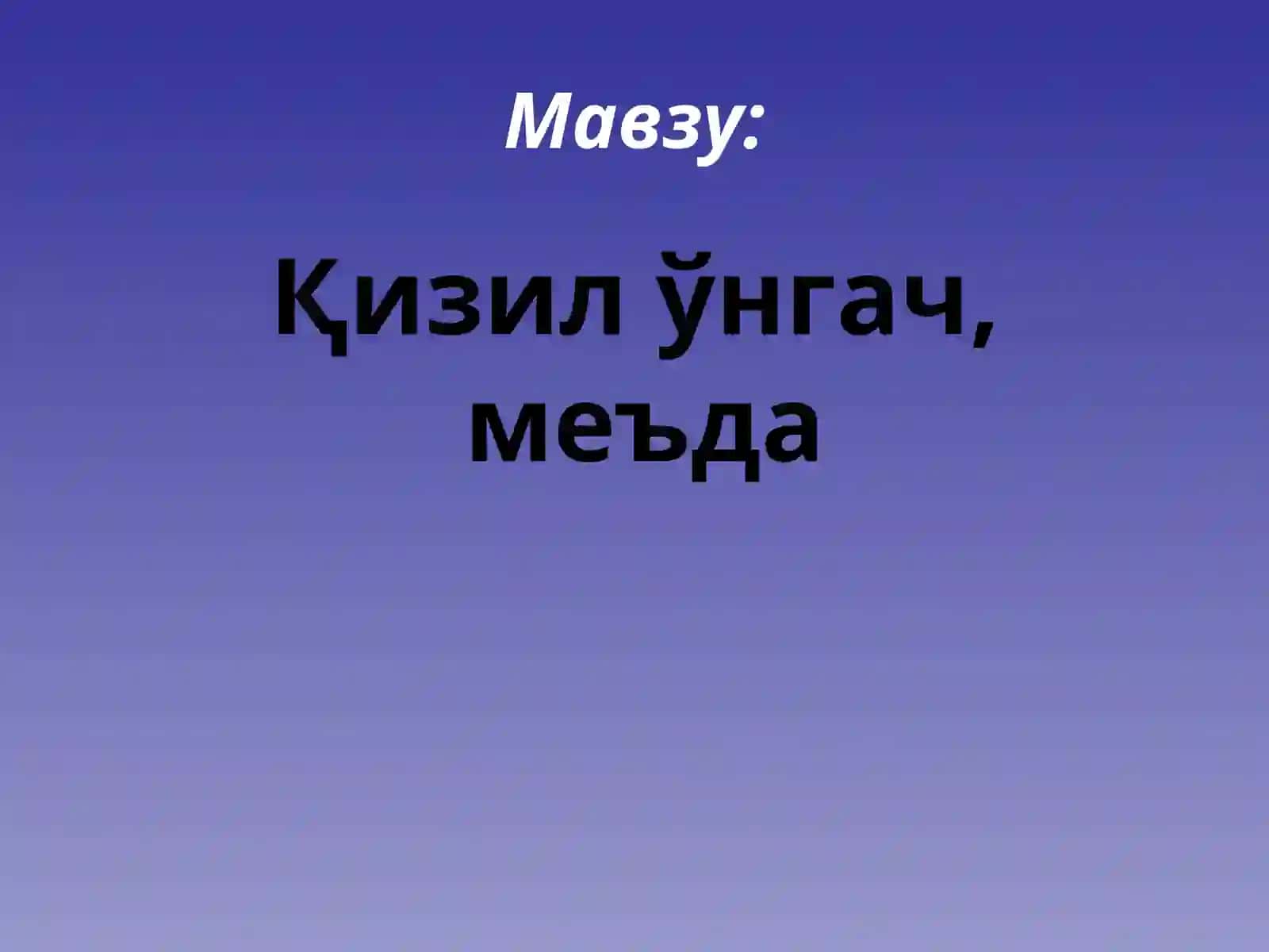 Қизилўнгач 2