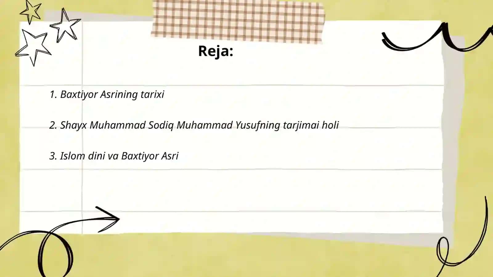 Baxtiyor Asri haqida taqdimot 2
