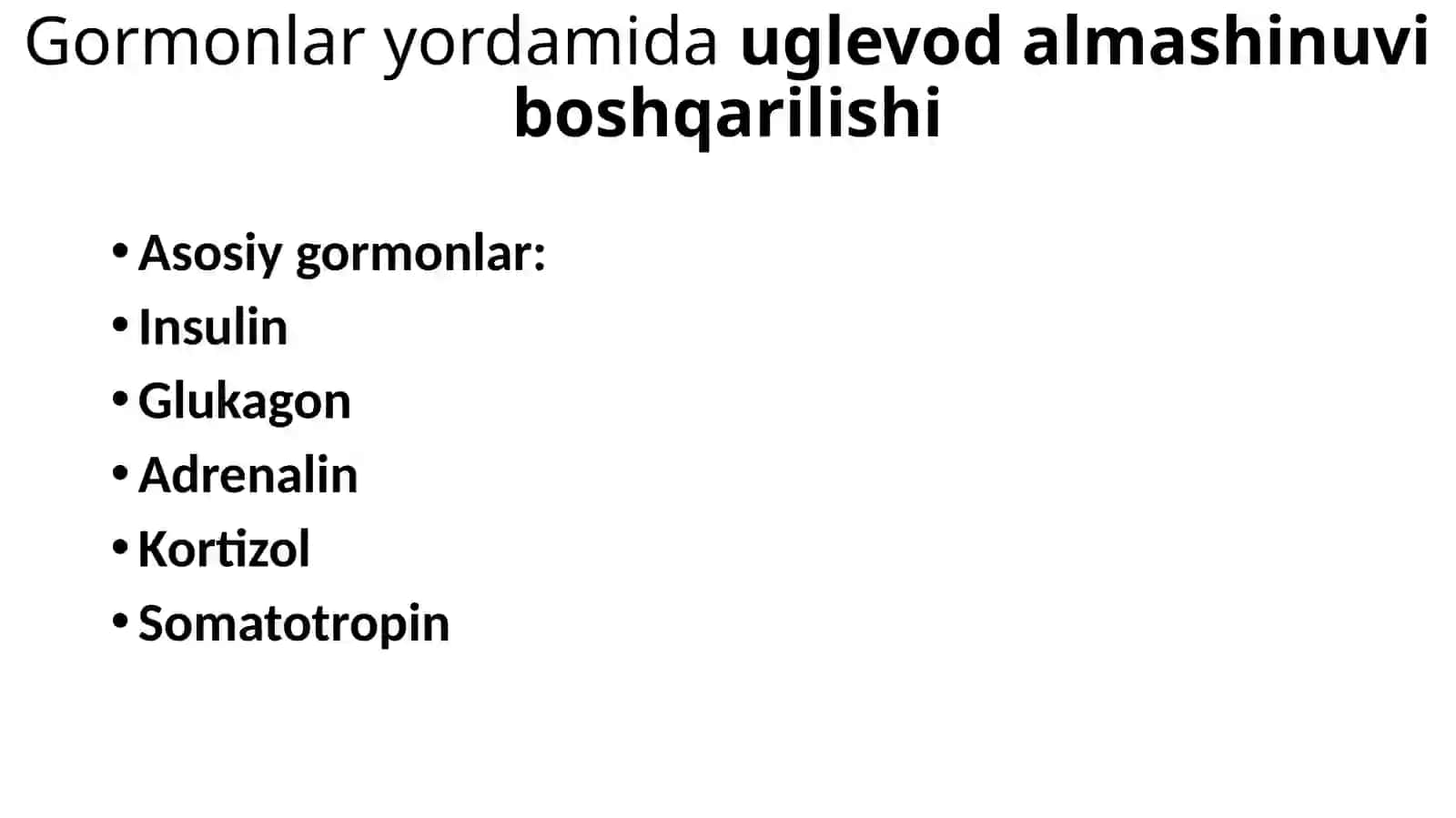 ENDOKRIN TIZIM BIOKIMYOSI 2 2