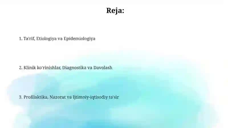 Sil kasalligi haqida 2