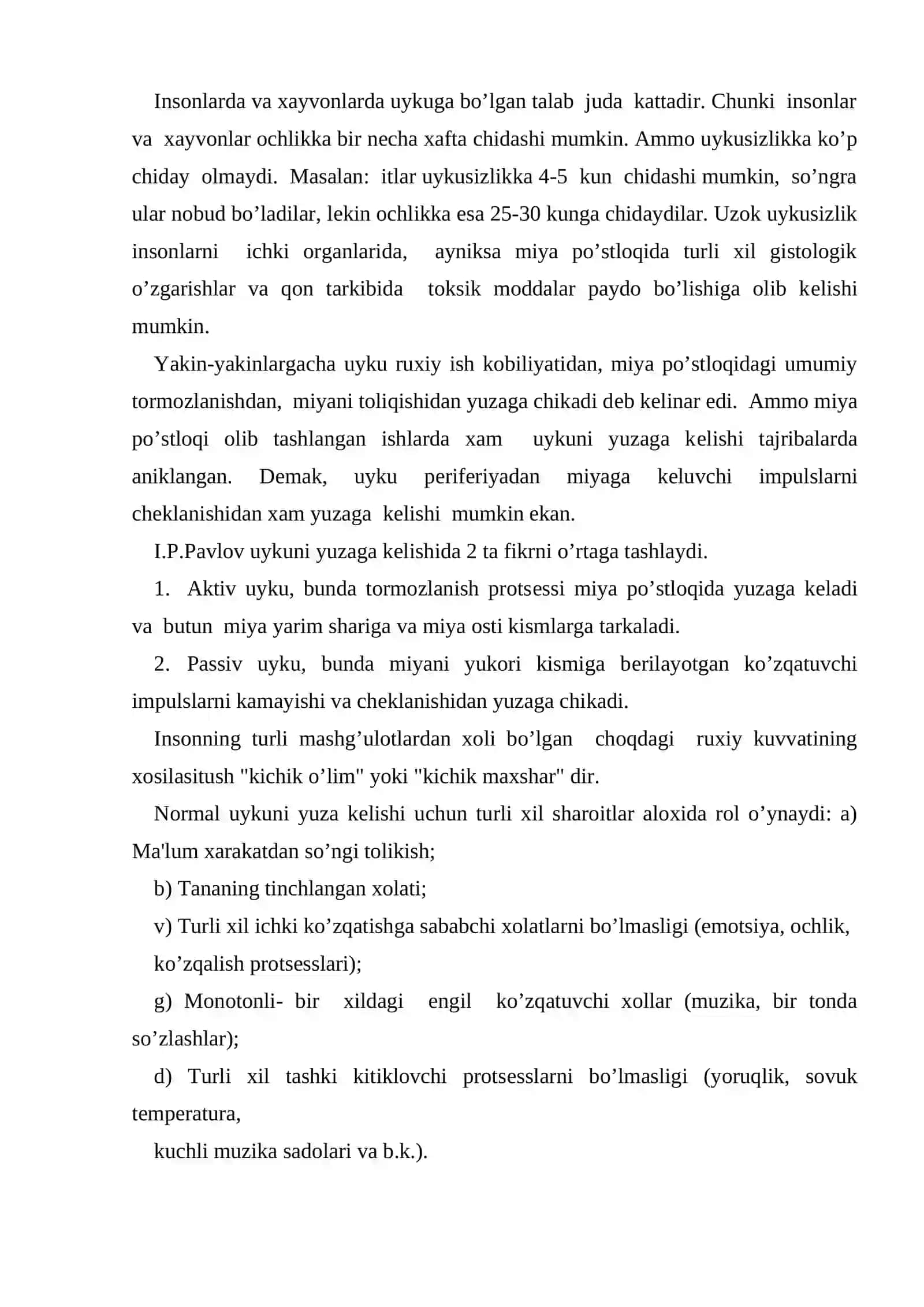 Uxlatuvchi dorilar farmakologiyasi 2