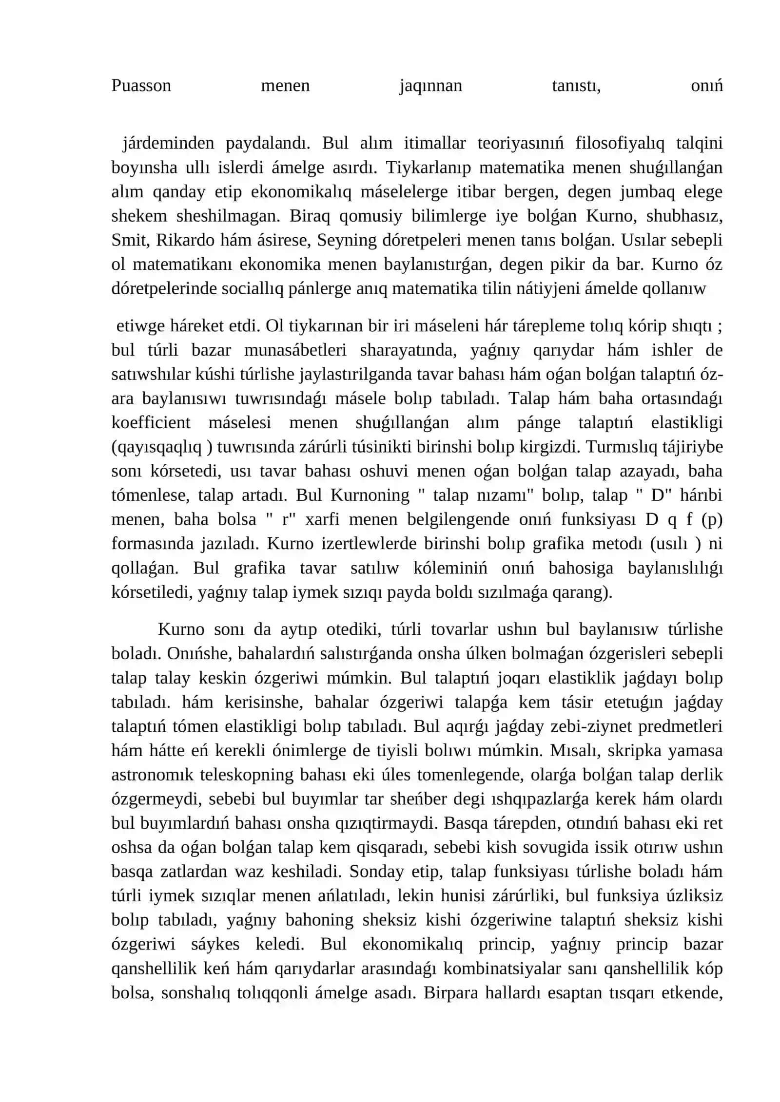 Ekonomikada matematikalıq usıllar 2
