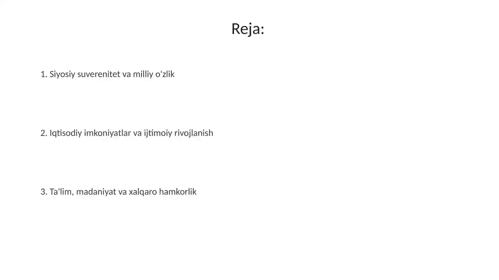 Mustaqillik bizga nima berdi 2