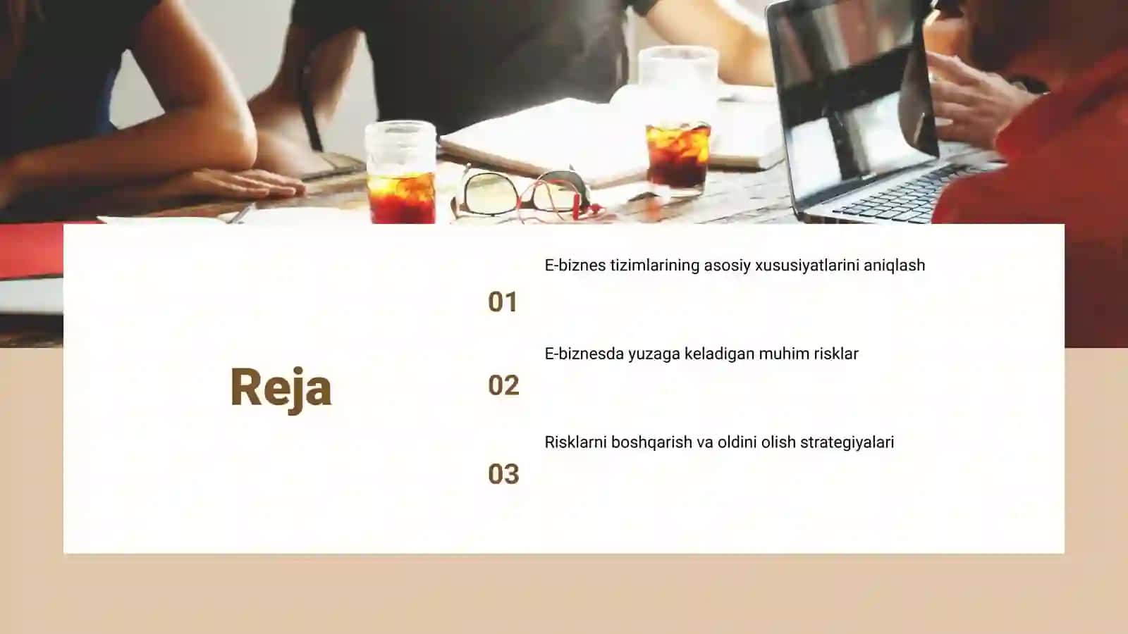 E-biznes tizimlari va ular bilan bogʻliq risklar hamda uning boshqaruvi 2