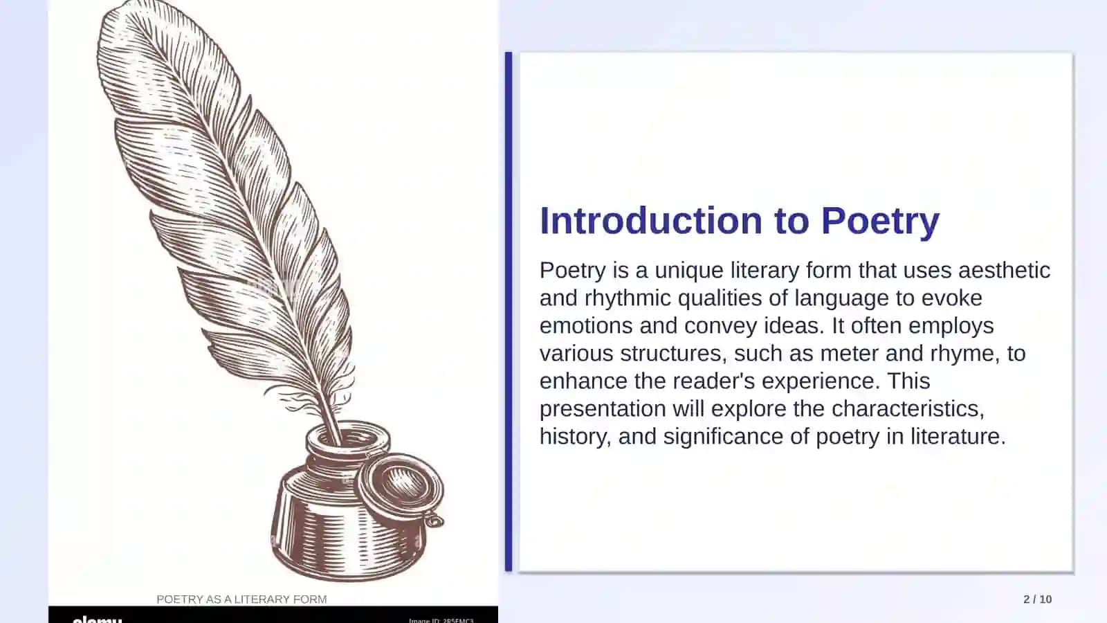 poetry as a literary genre 2