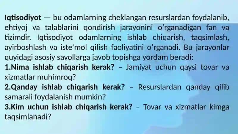 Iqtisodiyot 2
