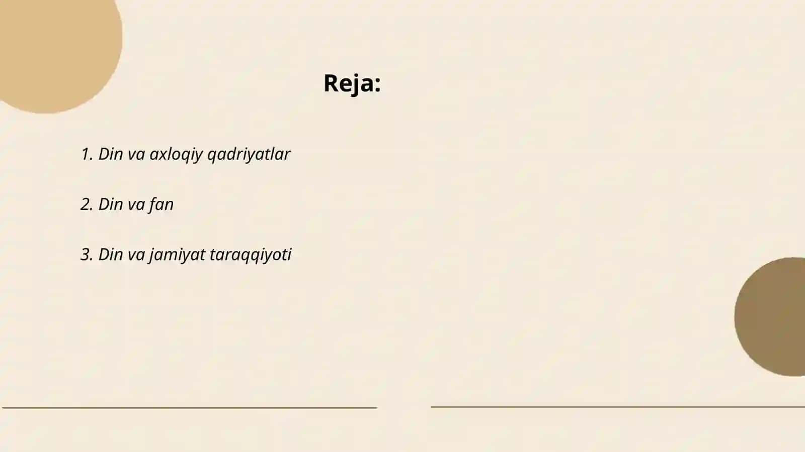 Din va hurfikrlilik 2