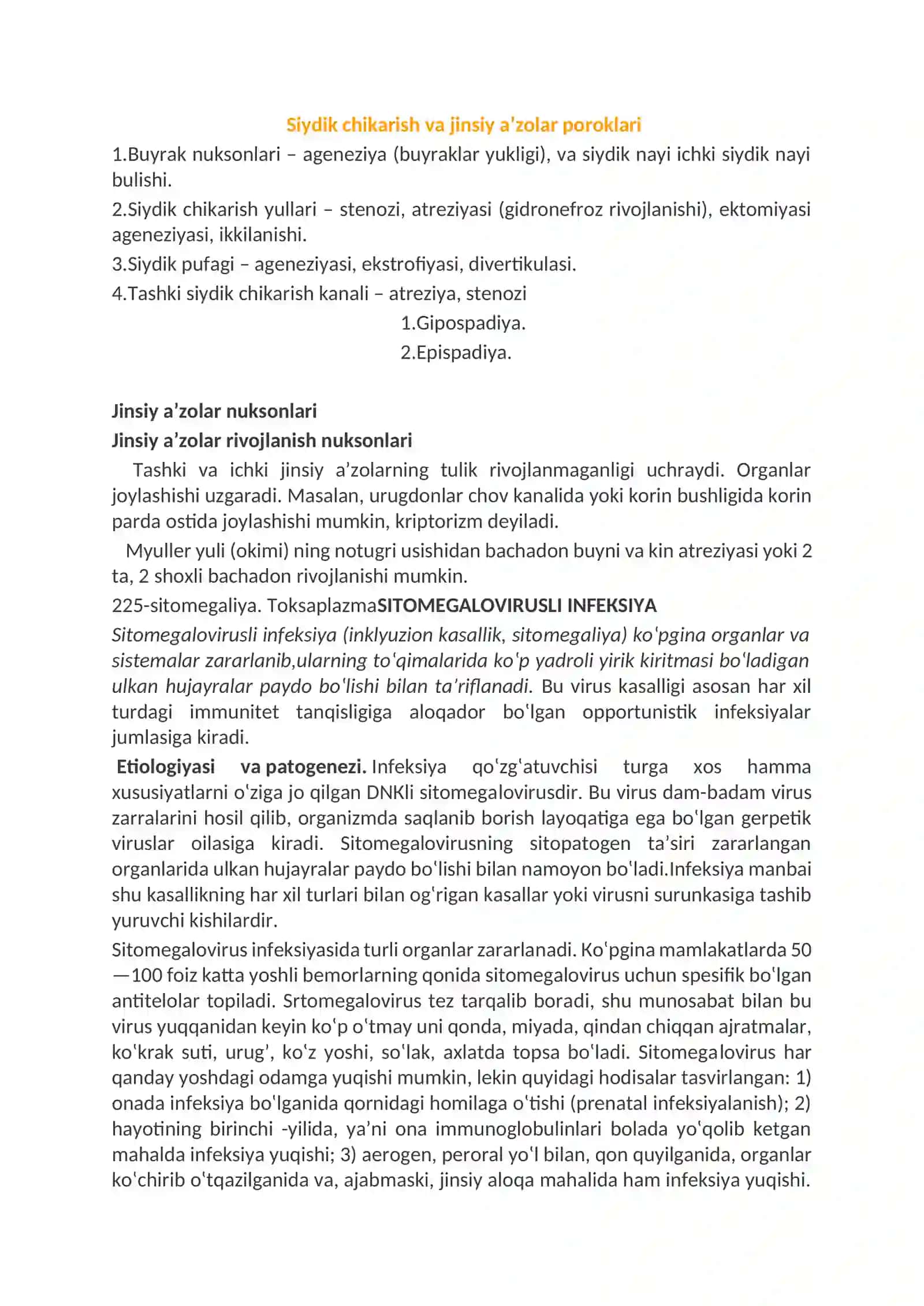 Yurakning tugma nuksonlari 2