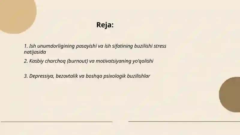 Stressing salbiy oqibatlari 2