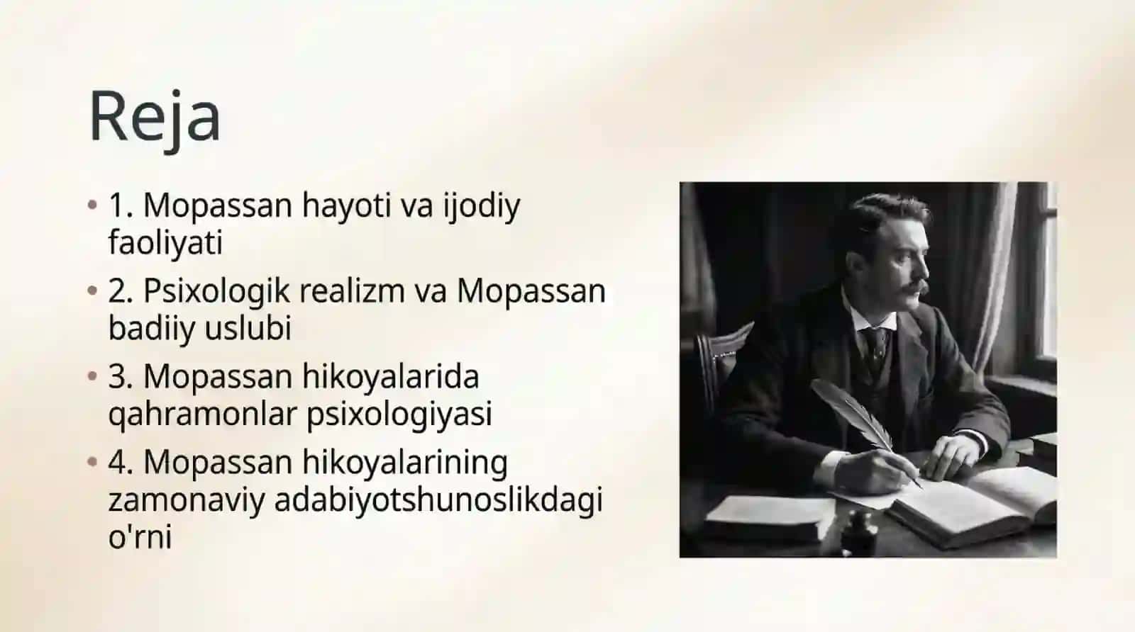 Mopassan hikoyalarida psixologik ta’sirning chuqurligi 2