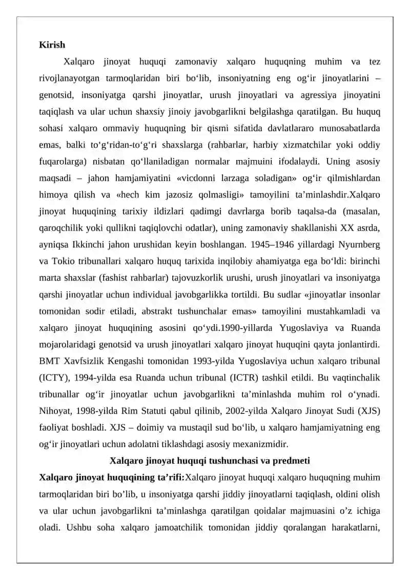 Xalqaro jinoyat huquqi 2