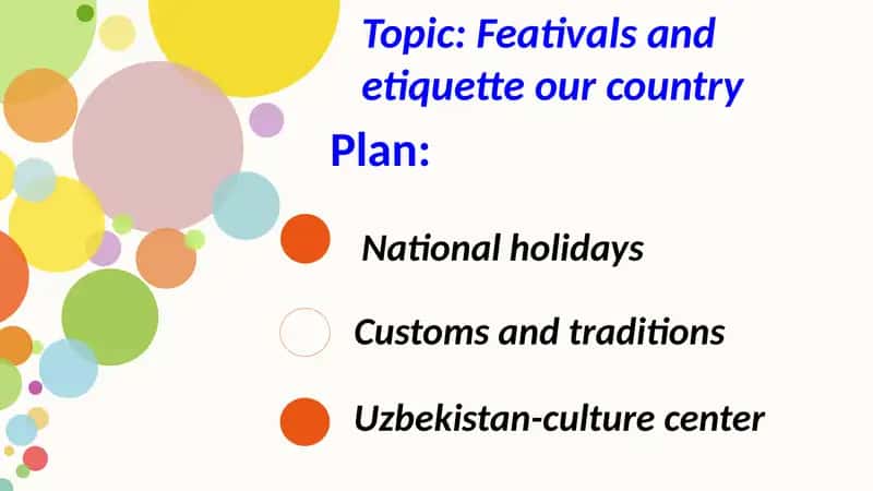 Festivals and Holidays in Uzbekistan 2