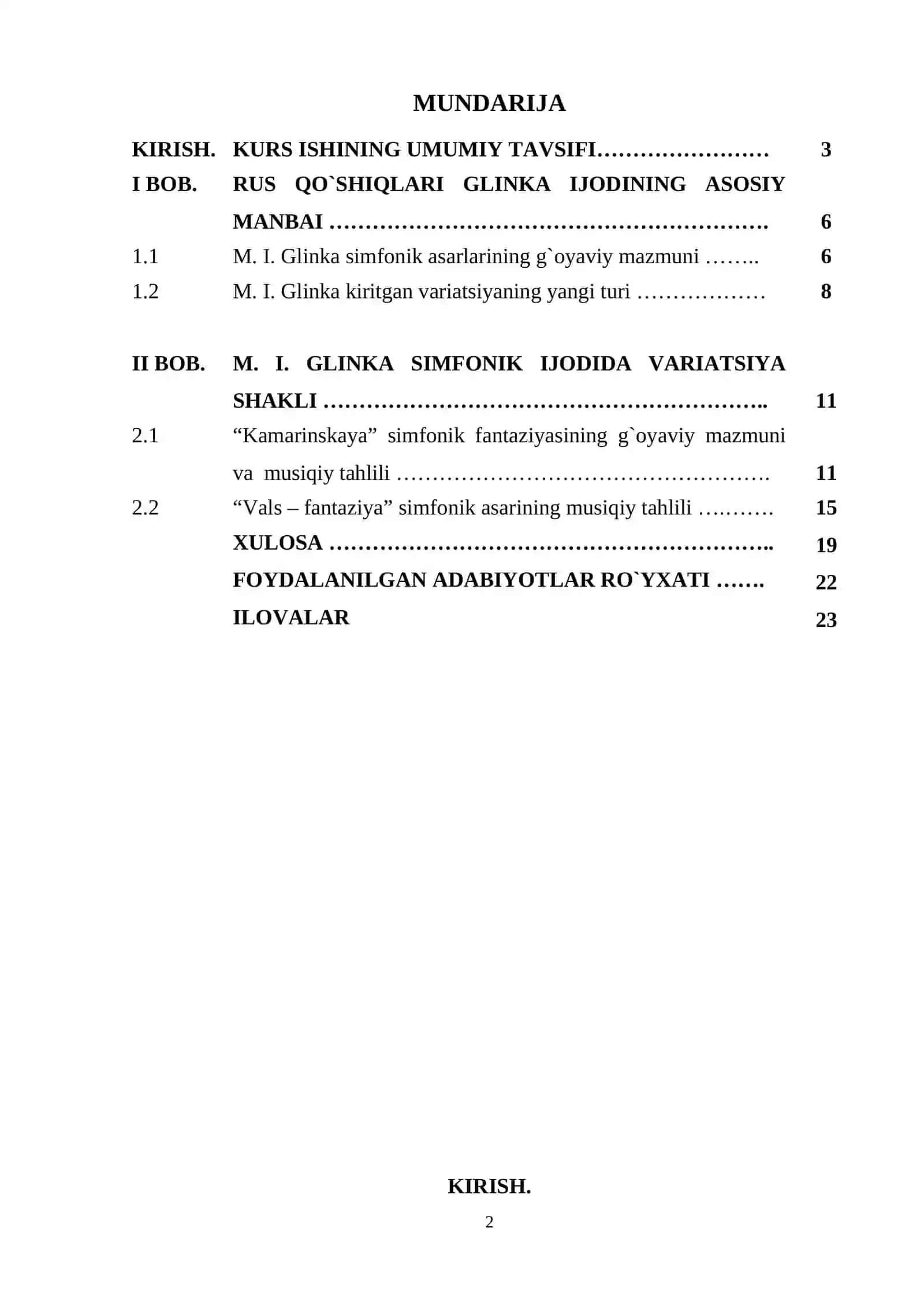 Musiqa nazariyasi va metodikasi 2