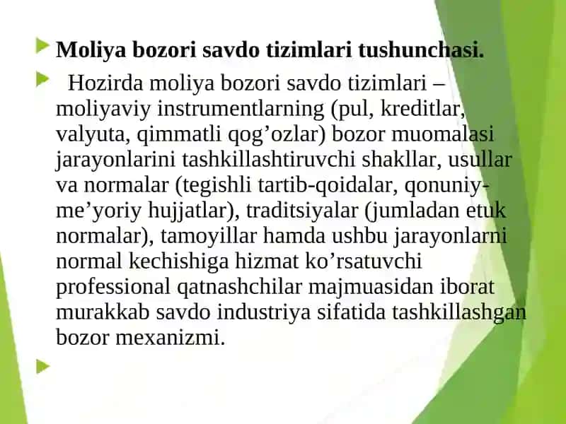 Moliya statistika 2