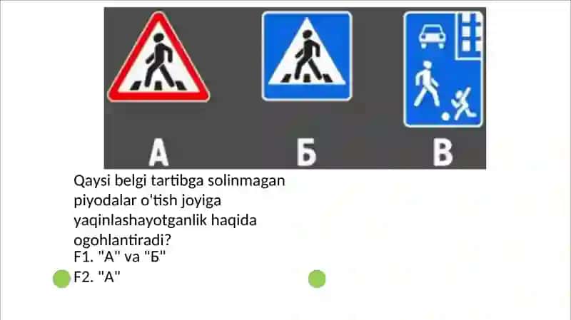 Avto test 300 ta savol javoblari bilan! 2