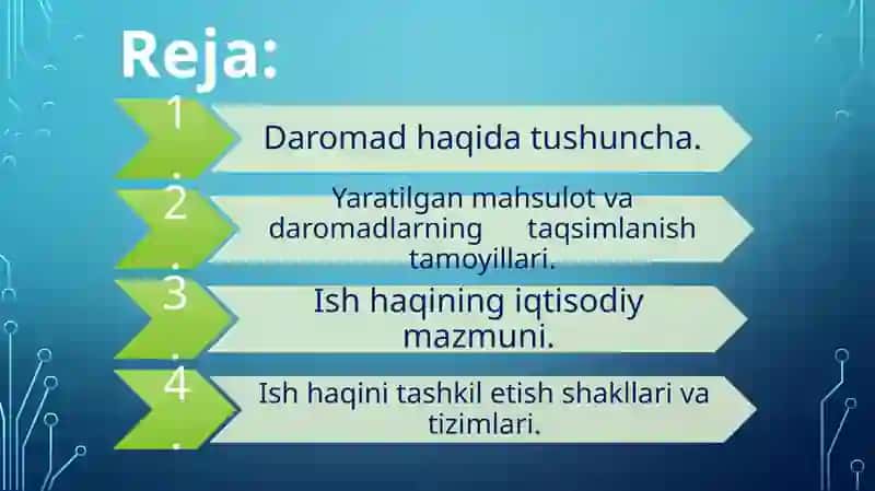 Ishhaqiva mehnat munosabatlari 2