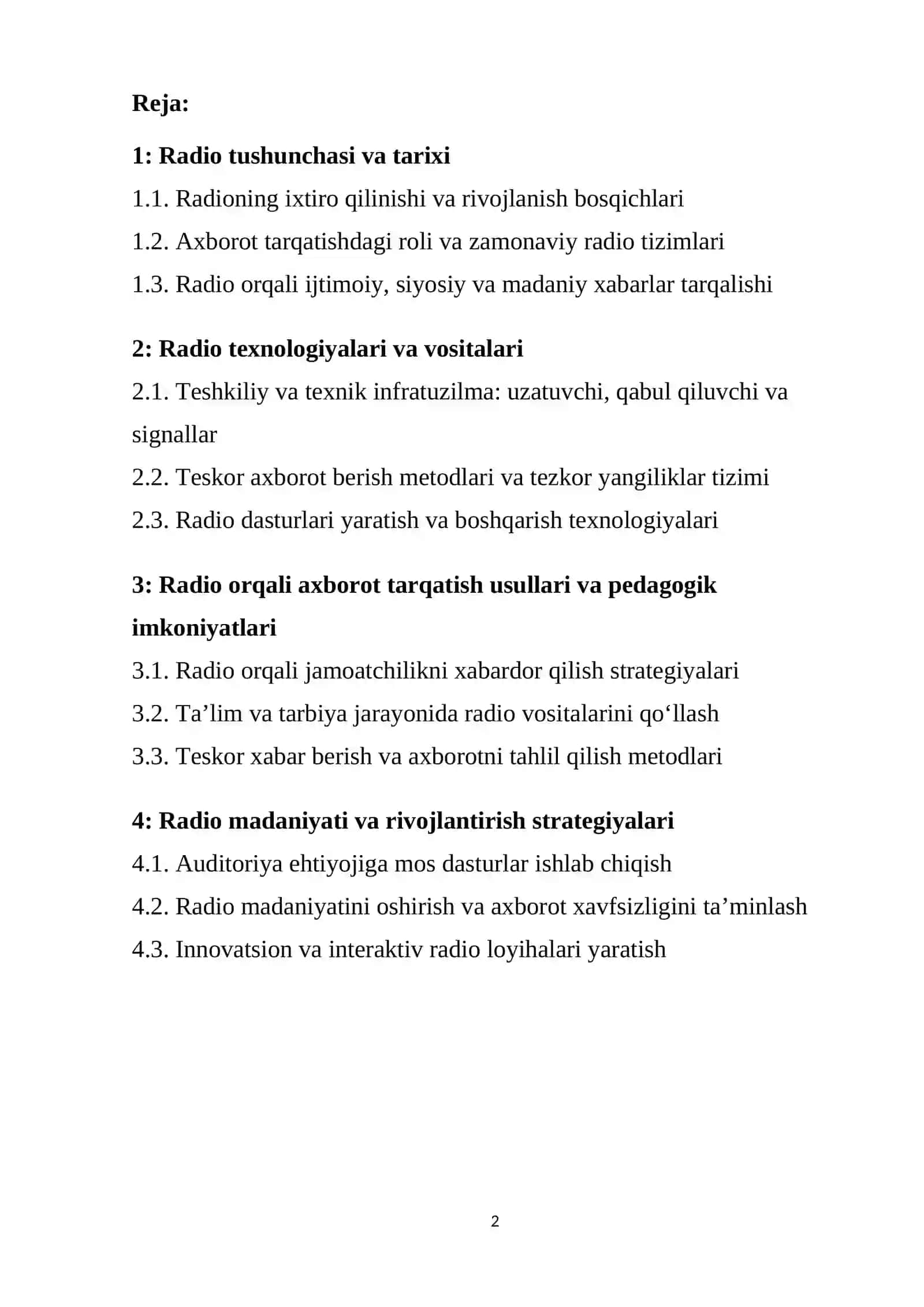 fan: Mediyasavodxonlik va axborot madaniyati 2