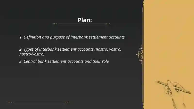 Interbank settlement accounts 2