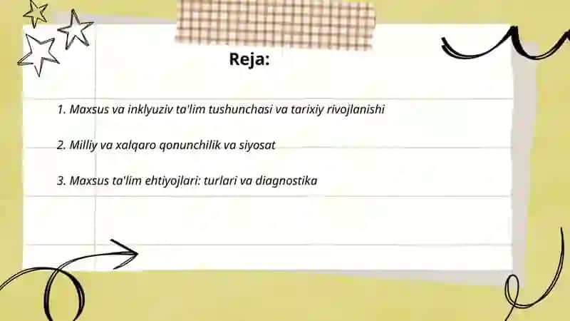 Maxsus va inklyuziv taʼlim Usmonova Yulduz 2