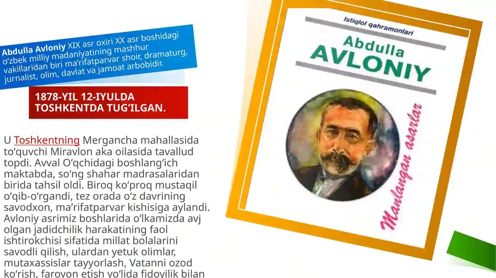 ABDULLA AVLONIY HAYOTI VA IJODI 2