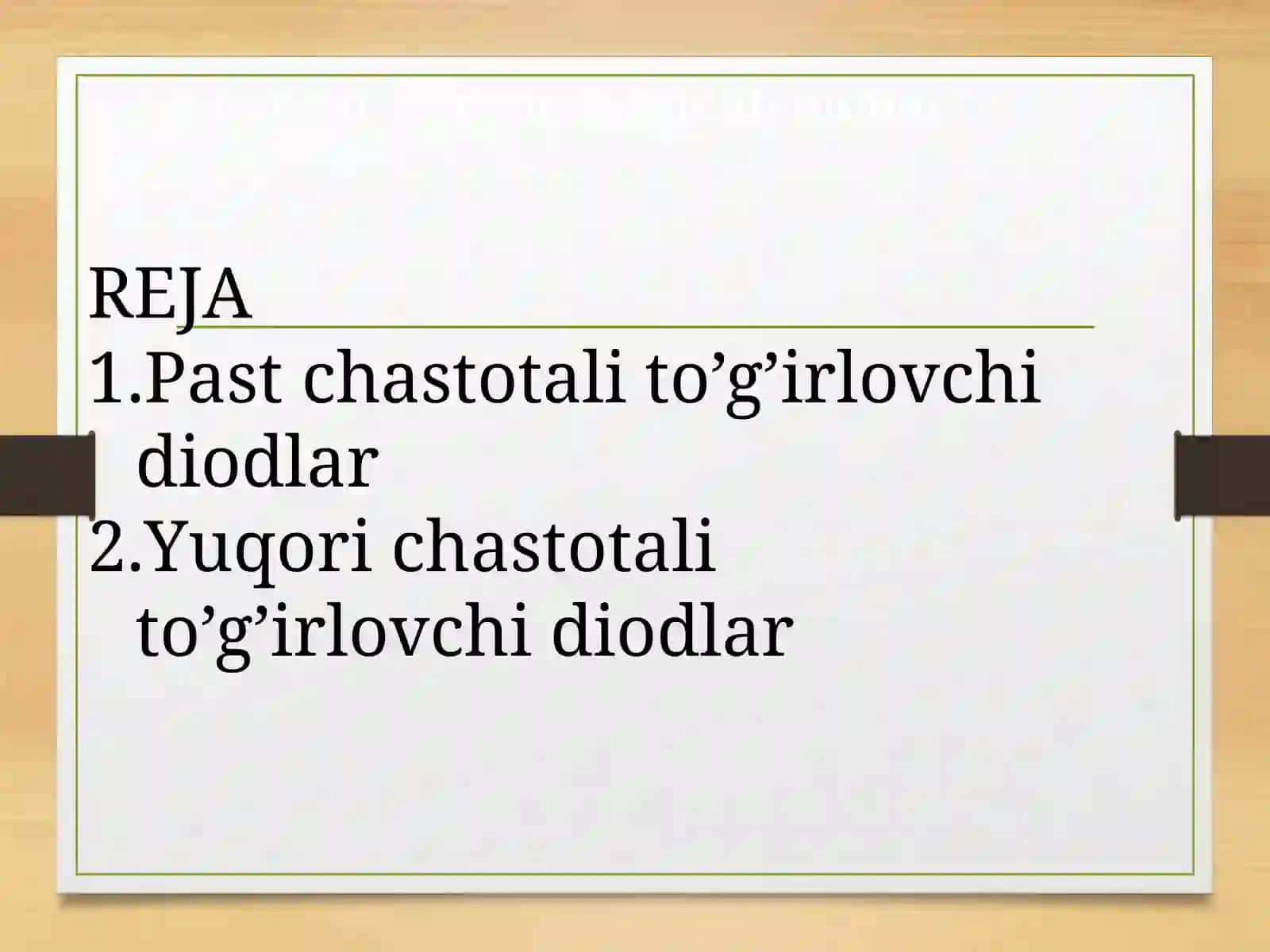Pastchastotalito’g’irlovchidiodlar 2