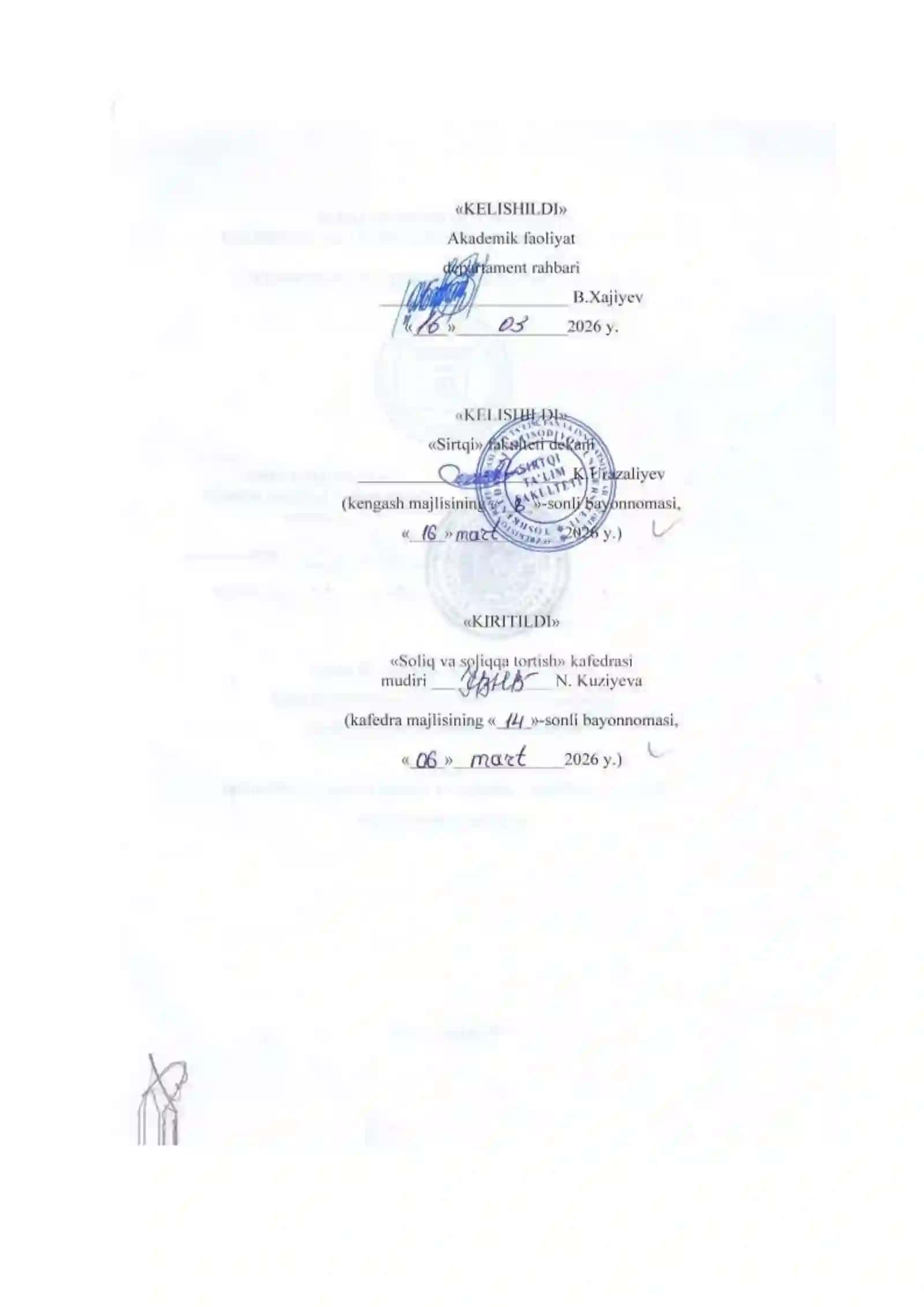 Gost yakuniy davlat imtihoni javoblari 2026 2