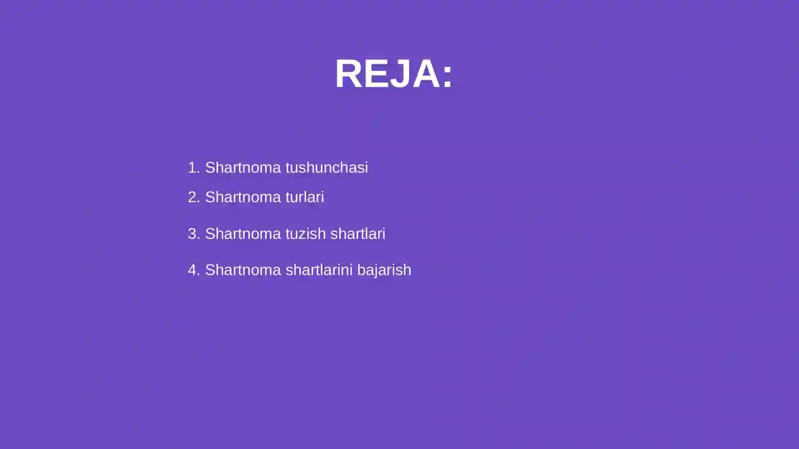 Shartnomalar nazariyasi 2