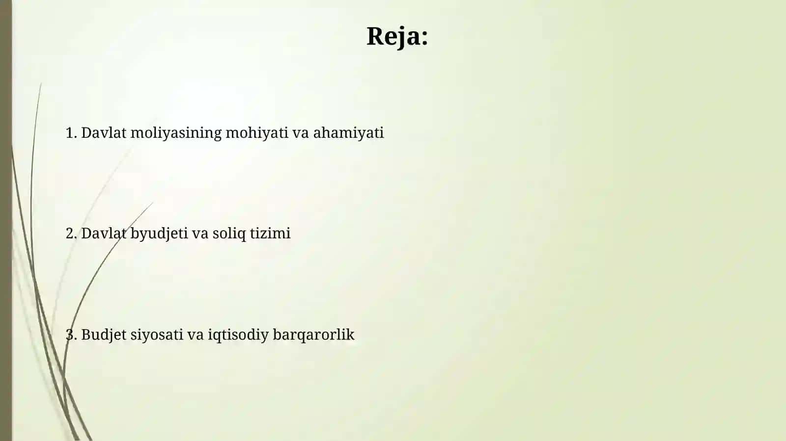 Davlat moliyasi mohiyati va ahamiyati 2