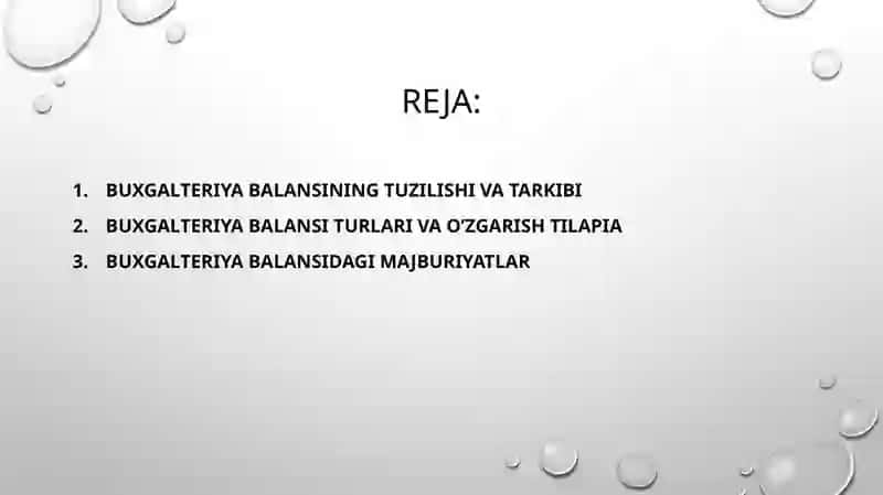 Buxgalteriya balansidagi majburiyatlar va ularning turlari 2