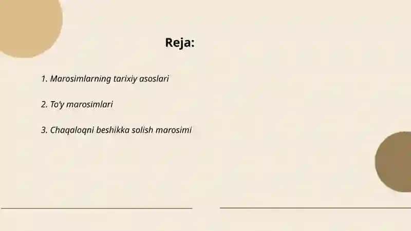 Marosimlar va ularning xalq hayotidagi o'rni 2