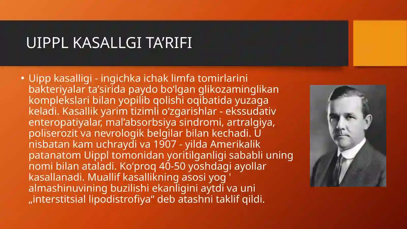 Uippl kasalligi va Ichak ta’sirlanish sindromi (ITS): etiologiya, diagnostika va davolash 2