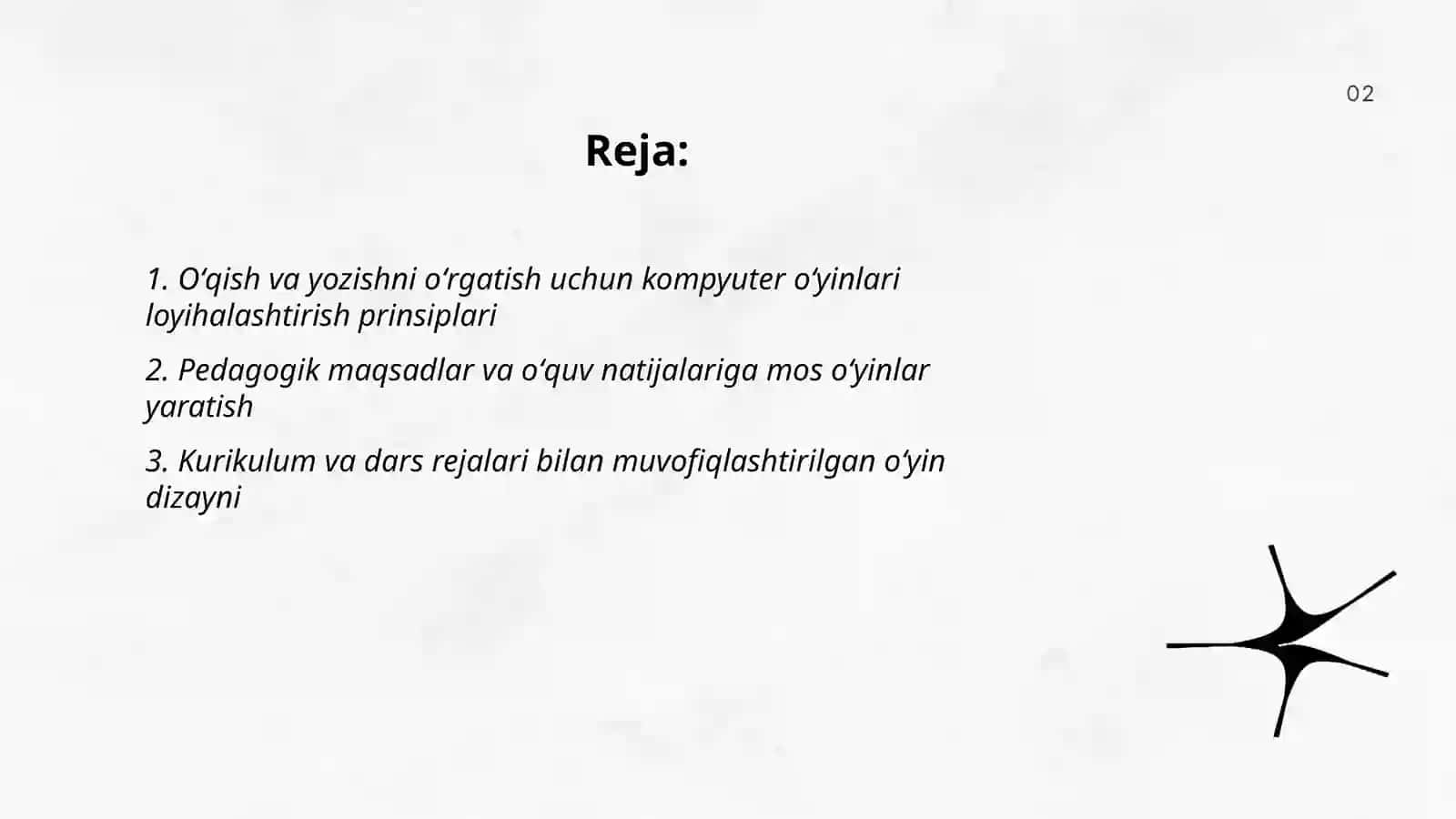Kompyuter oʻyinlari loyihalashtirish 2