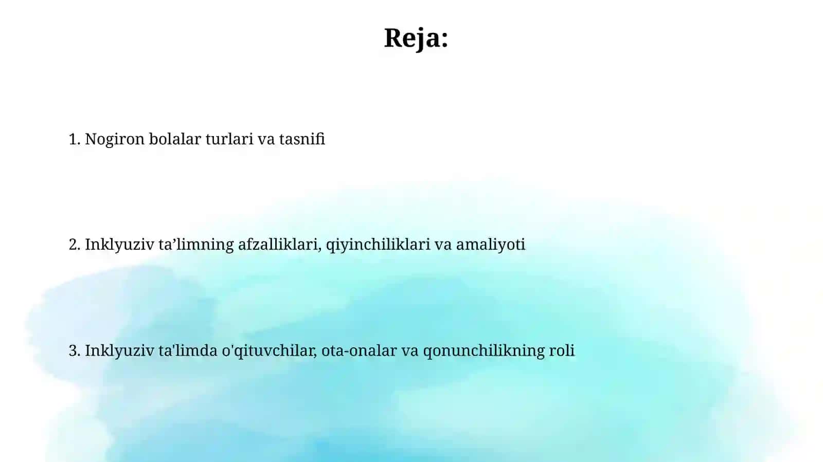 Nogironlik: Ta'rifi va tasnifi 2