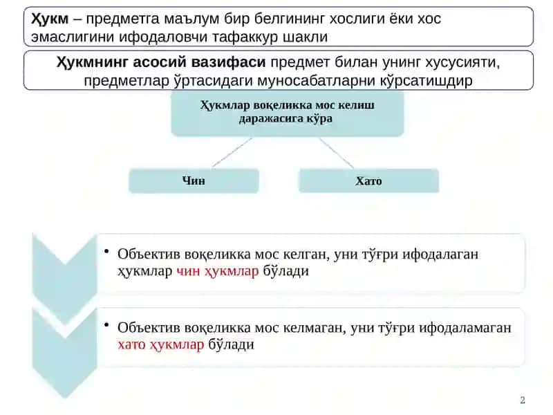 Ҳукмвахулоса чиқариш 2