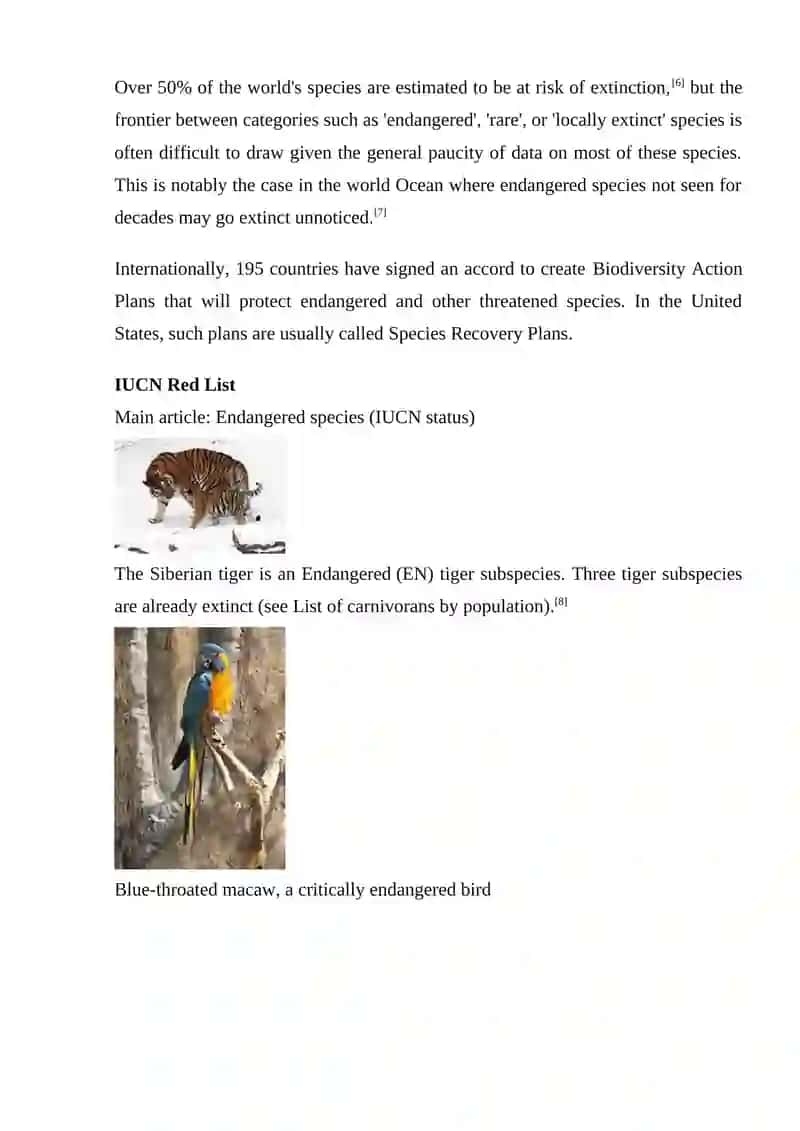 ENDANGERED SPECIES 2