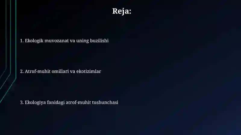 Ekologiyada muhit tushunchasi 2