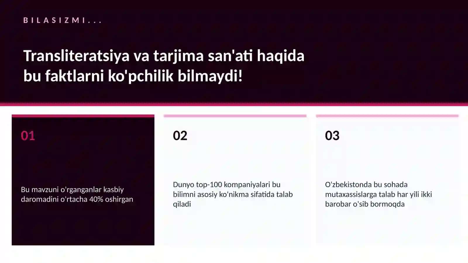 Transliteratsiya va tarjima san'ati 2