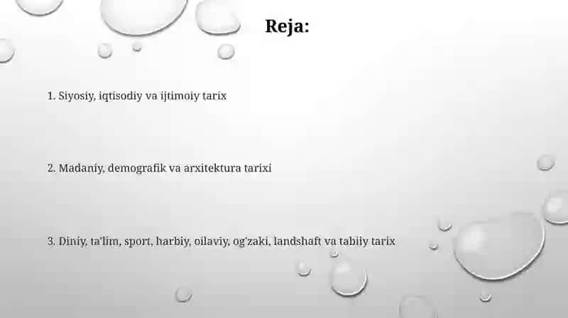 Siyosiy, iqtisodiy va ijtimoiy tarix 2