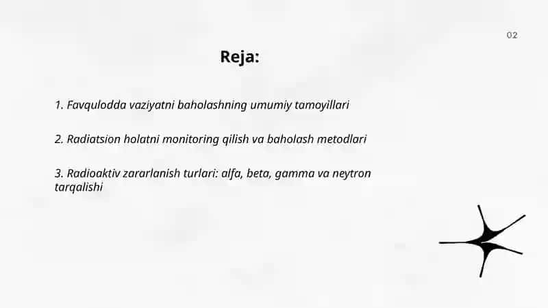 Favqulotda vaziyatni baholash 2