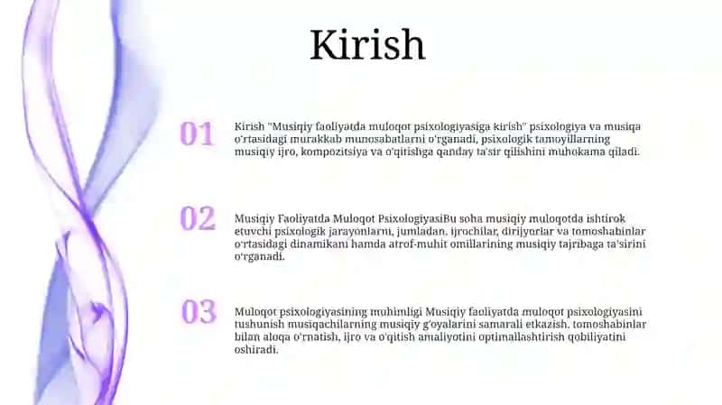 Musiqiy Faoliyatda Muloqot Psixologiyasi 2