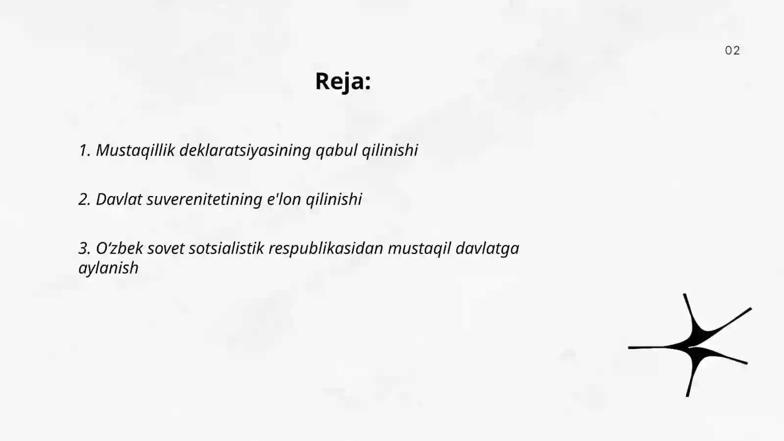 Mustaqil O'zbekiston Respublikasi tarixi 2