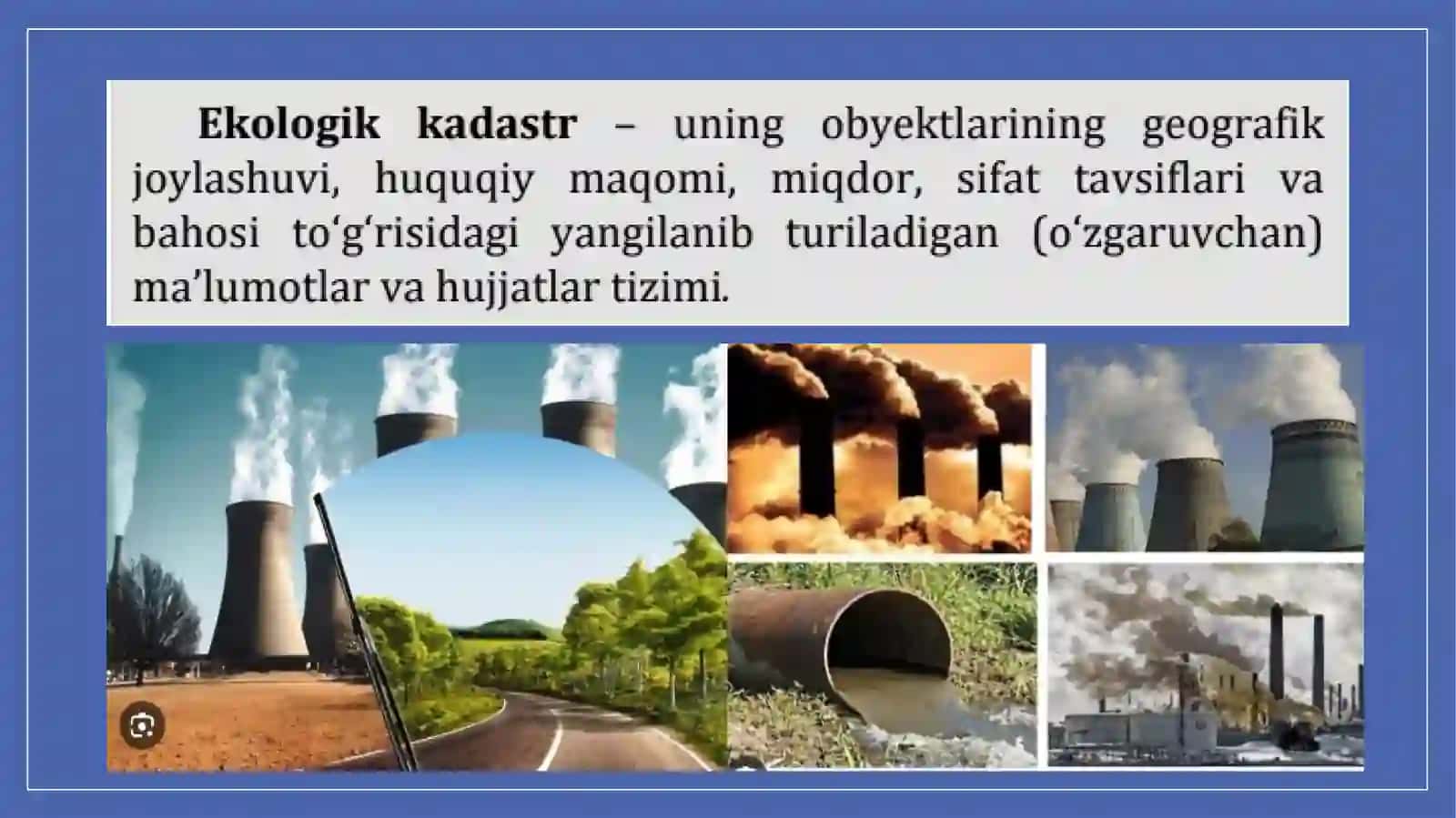 EKOLOGIK KADASTR, NAZORAT VA EKSPERTIZA 2