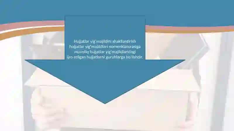HUJJATLARNI ARXIVGA JOYLASH 2