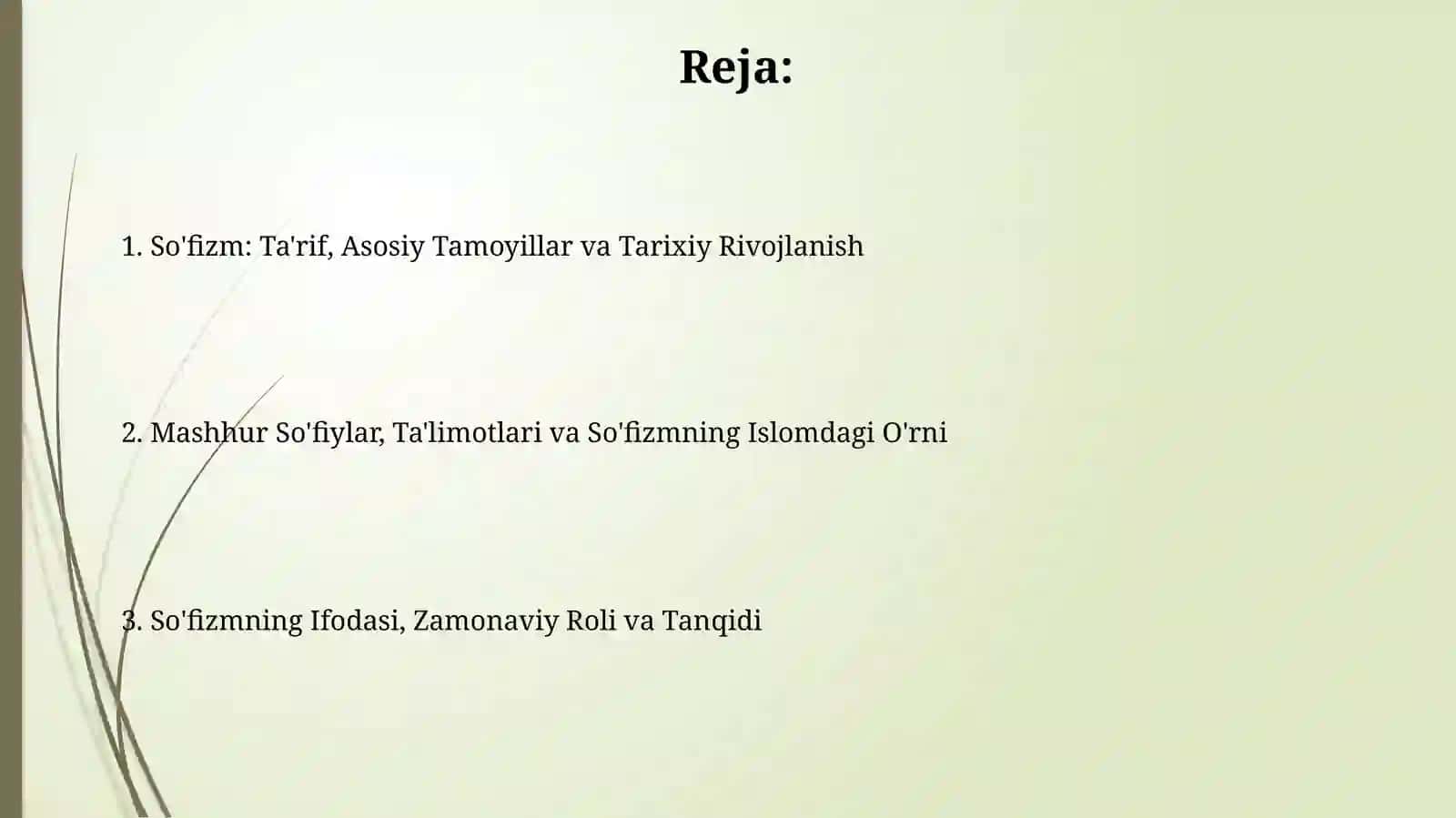 Tasavvuf tushunchasi va uning mohiyati 2