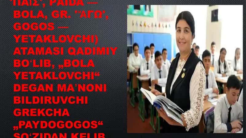 Gospital pedagogika fanining tarixi 2