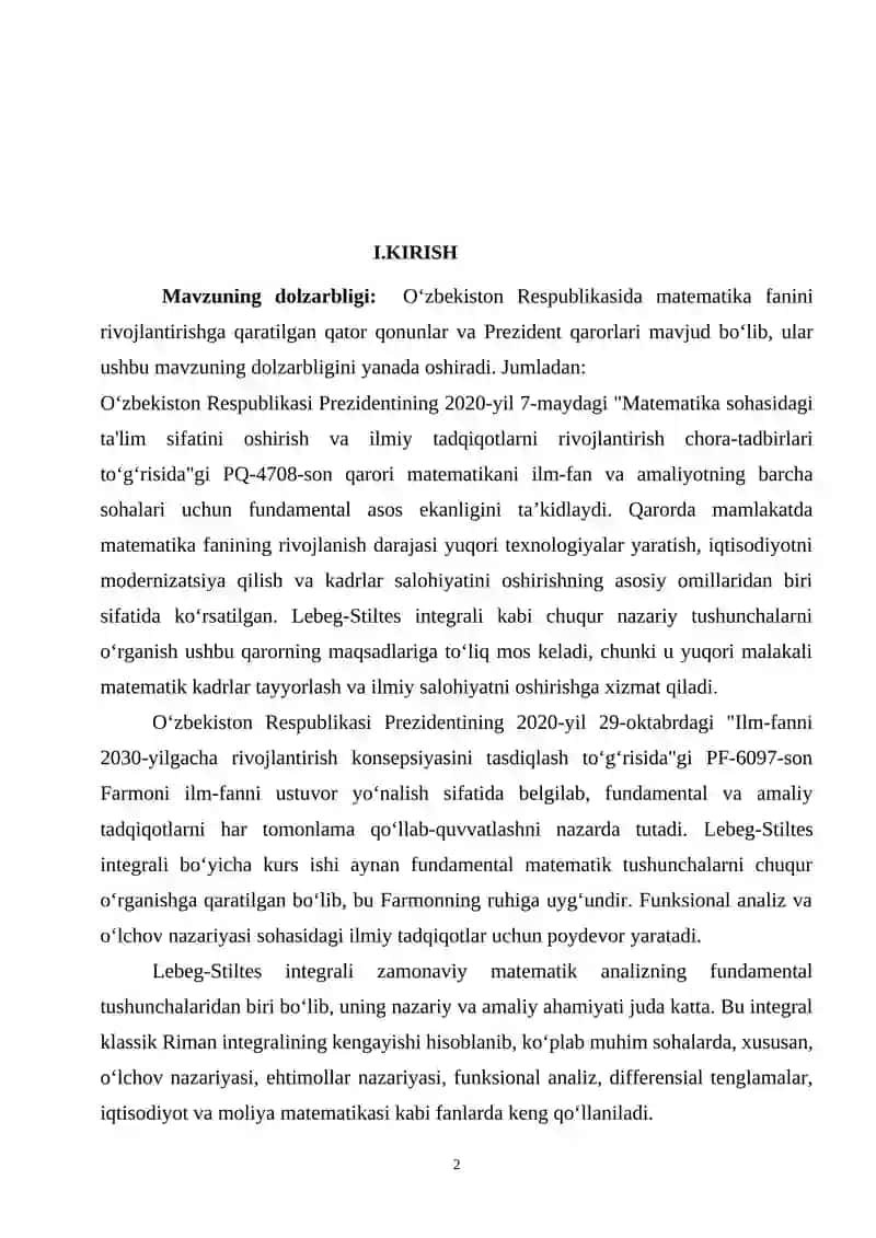 Lebeg-Stiltes integrali 2