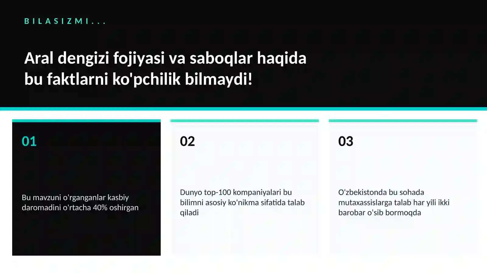 Aral dengizi fojiyasi va saboqlar 2