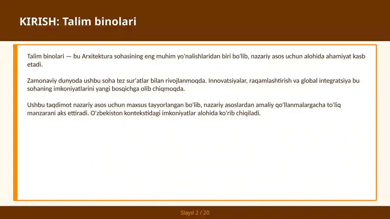 Talim binolari 2