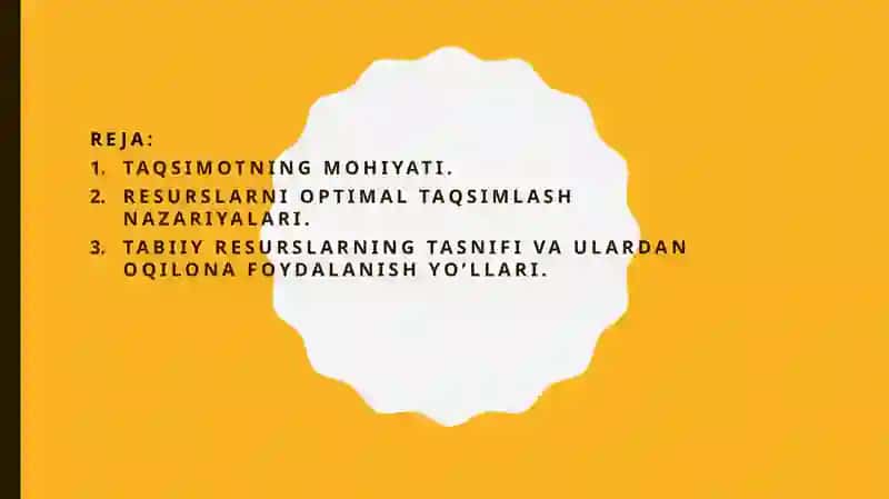 Taqsimotning Mohiyati 2