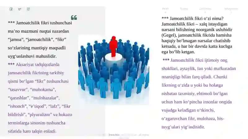 JAMOATCHILIK FIKRI  SOTSIOLOGIYASI 2